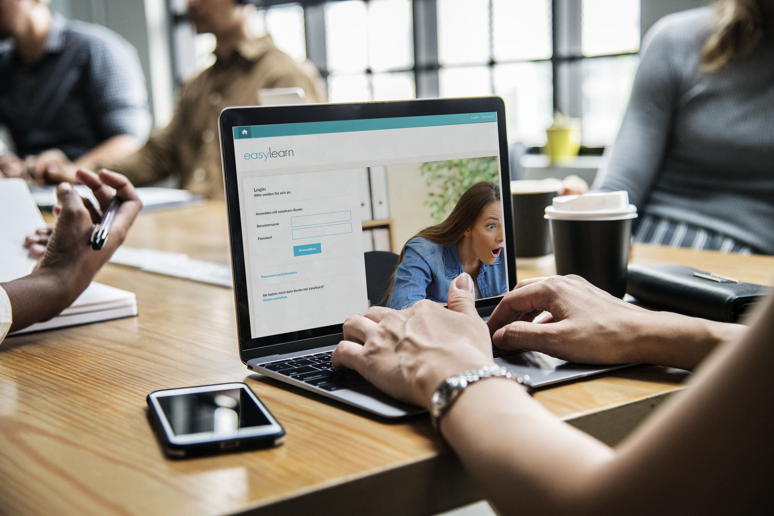 screenshot of easylearn LMS